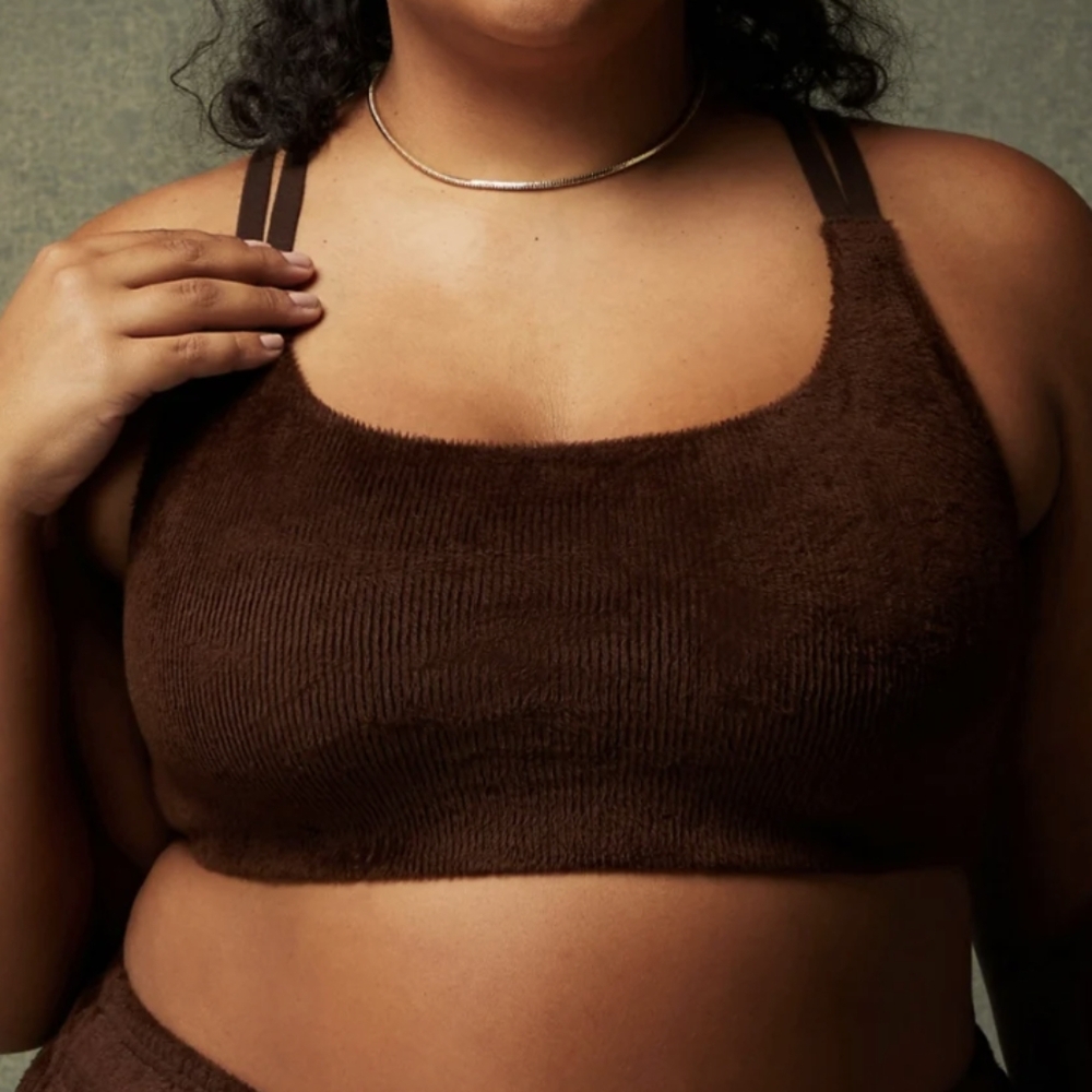 FABLETICS Cozy Cord Low Impact Cord Bralette 2x New